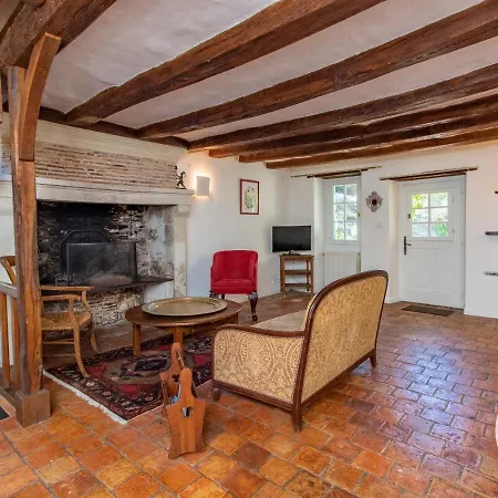 Charmante Maison Avec Jardin Clos Pres De La Riviere Louet - Fr-1-622-37 Tatil Evi *